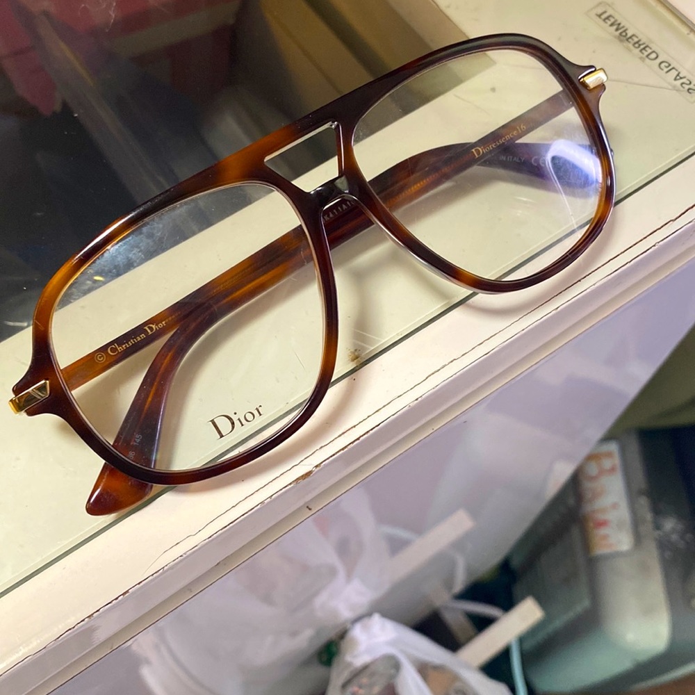 Christian Dior glasses.